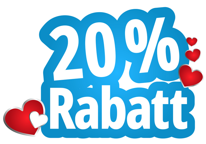 20 % Rabatt